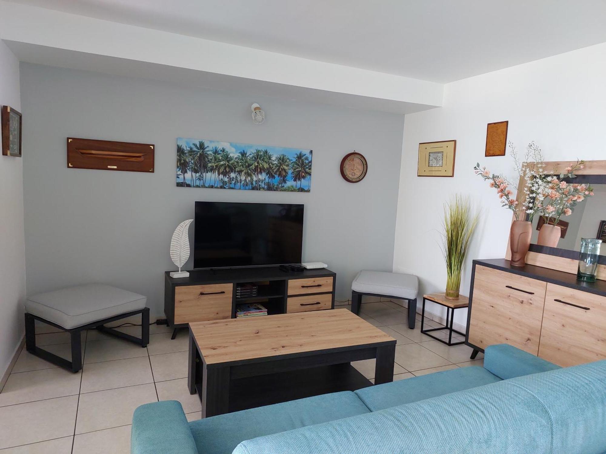 Ferienwohnung Beau T3 Litchi Vue Ocean Piscine Saint-Gilles-les-Bains Exterior foto